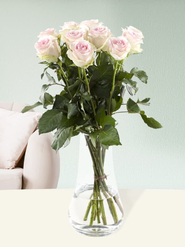 10 zachtroze rozen - Sweet Revival bezorgen