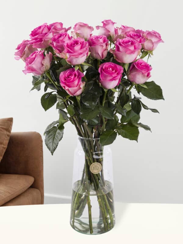 20 roze rozen - Revival bezorgen