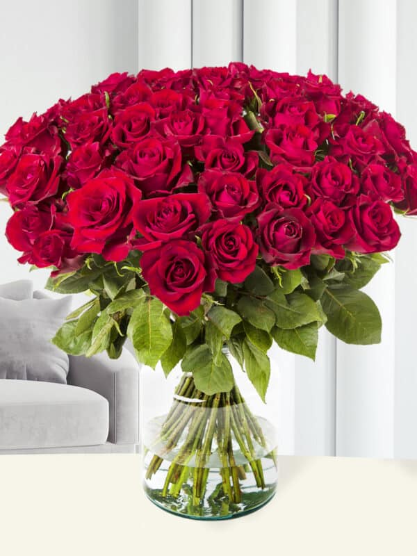 50 rode rozen - EverRed bezorgen