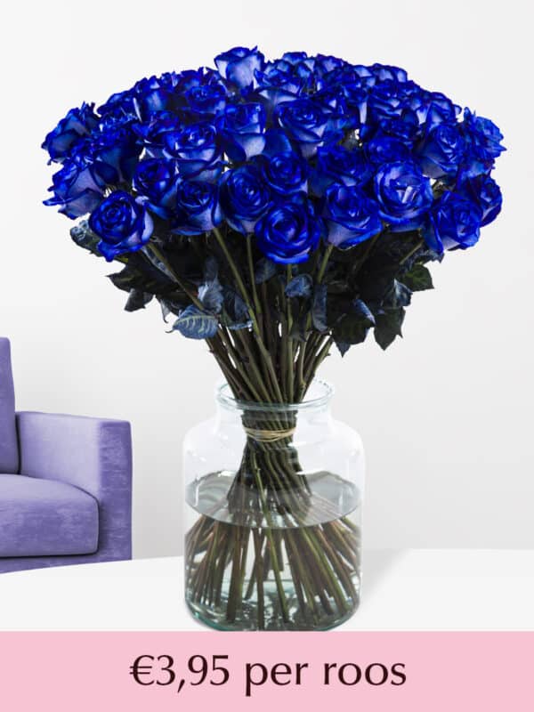 Blauwe rozen - Kies je aantal - 10 t/m 49 rozen bezorgen
