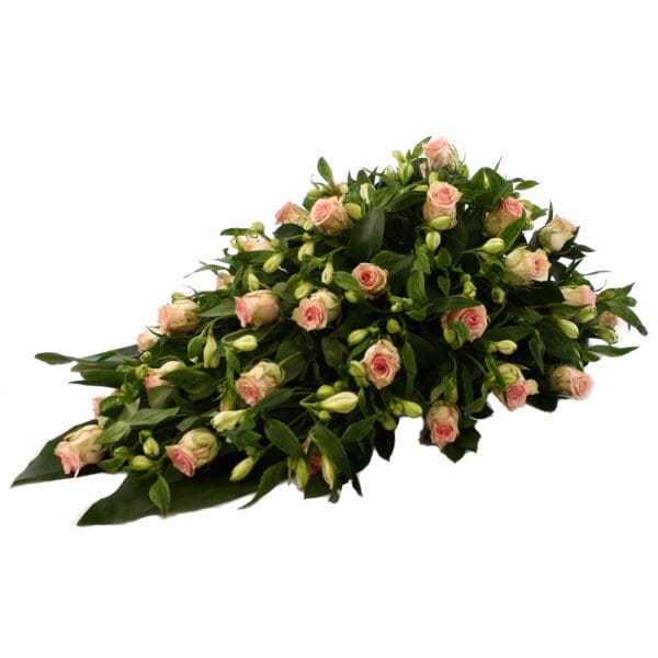 Rouwdruppel Rozen Alstroemeria bezorgen via Rouwboeket