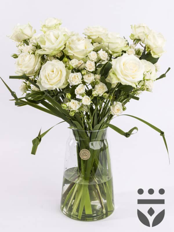 Wit centerpiece - Goud | Large bezorgen