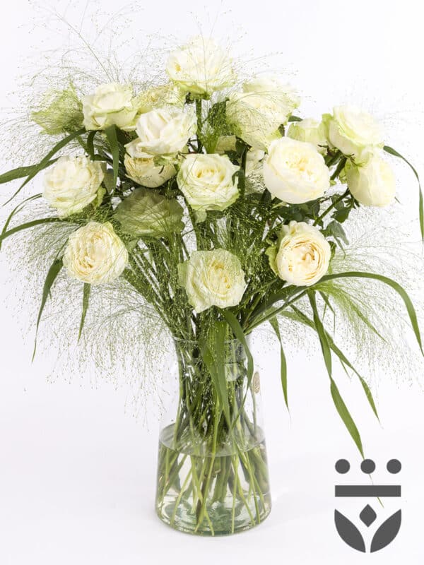Wit centerpiece - Platinum | Large bezorgen