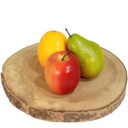 3 stuks Kunstfruit appel peer sinaasappel
