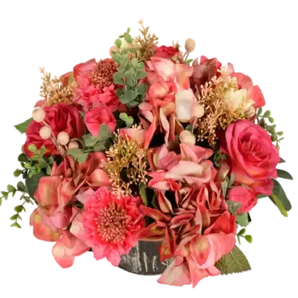 Biedemeier Ø 32 cm Roze - cerise