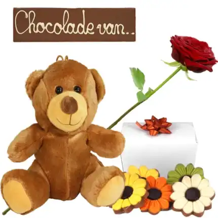 Chocolade-knuffel pakket