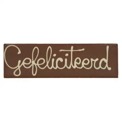 Chocoladereep Gefeliciteerd 200 gram
