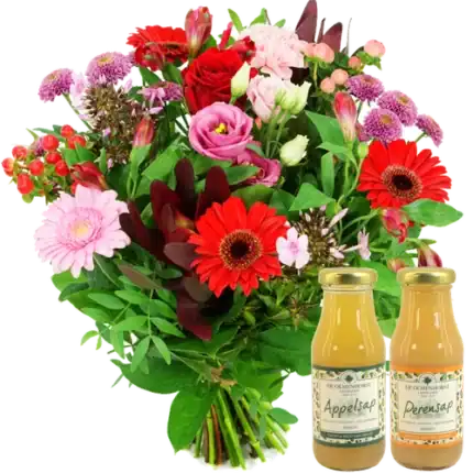 Combi deal boeket + Olmenhorst sappen