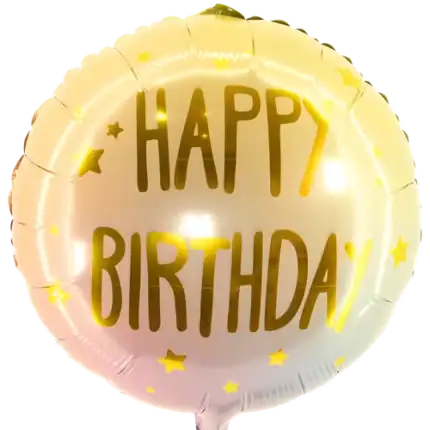 Happy Birthday met sterren