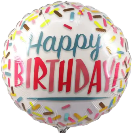 Happy Birthday pastel Heliumballon