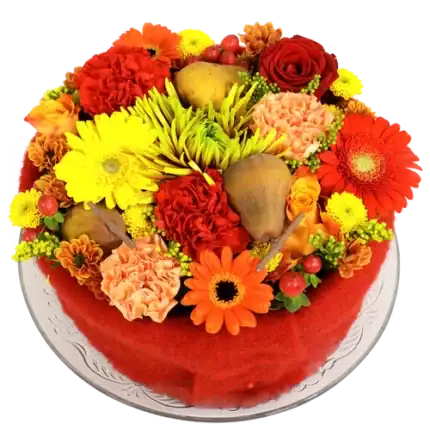 Herfst bloementaart