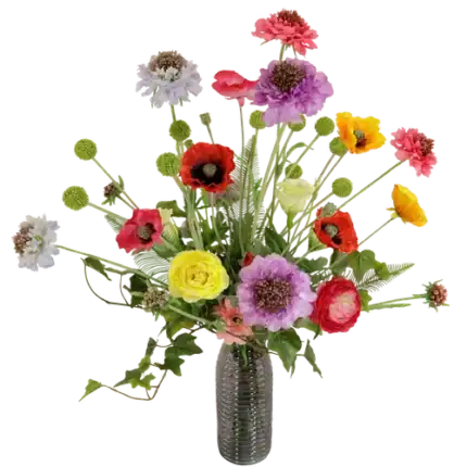Kunstbloemen boeket Femke