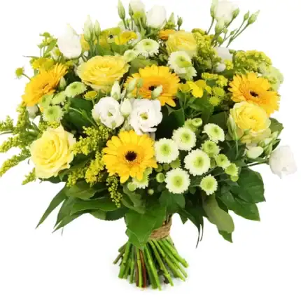 Lente kleuren geel - wit