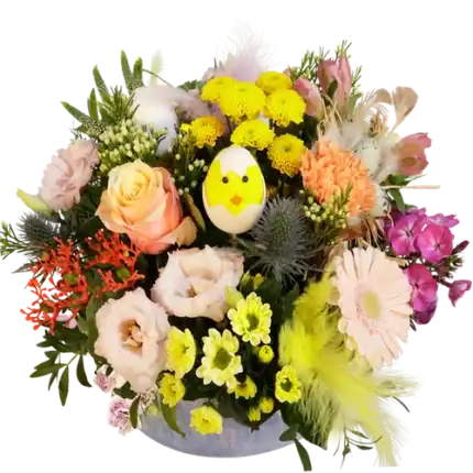 Pastel Pasen biedermeier