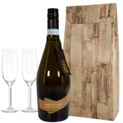 Prosecco Doc Treviso 2 champagne glazen