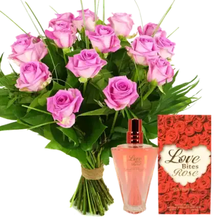 Roze rozen + rozen parfum