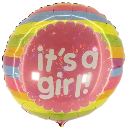 it 's a girl ballon
